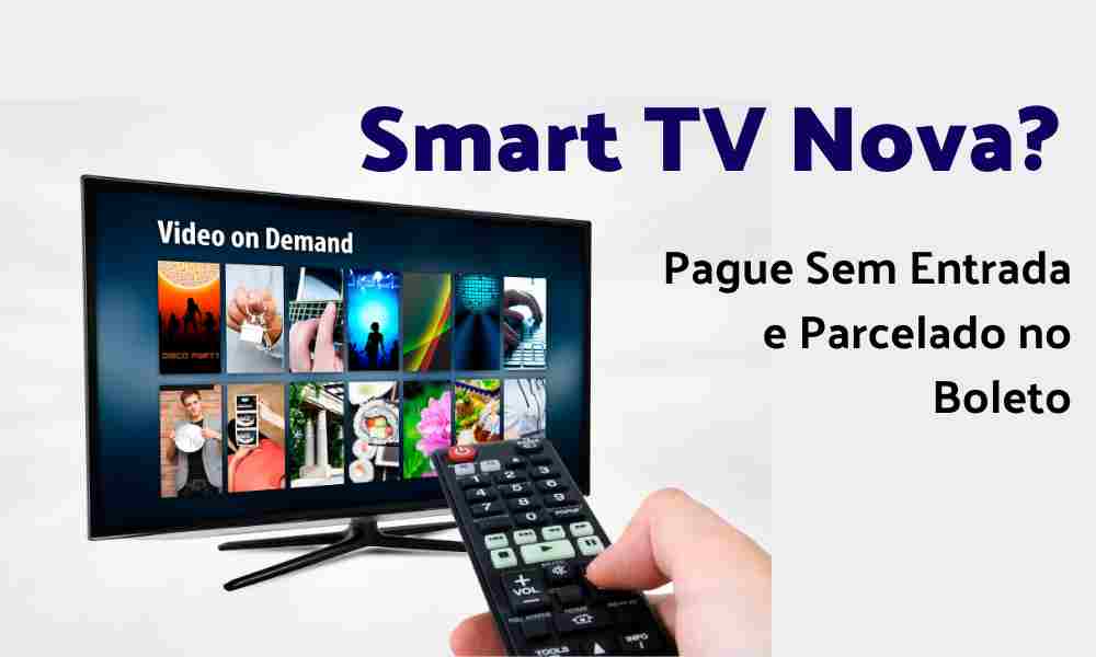 Smart TV parcelada no boleto bancário