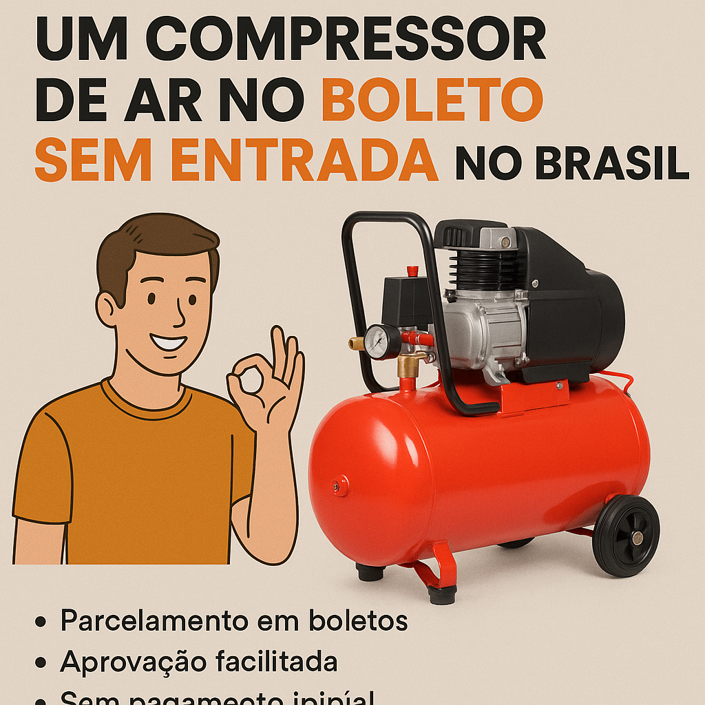 Comprar Compressor Ar no Boleto Sem Entrada