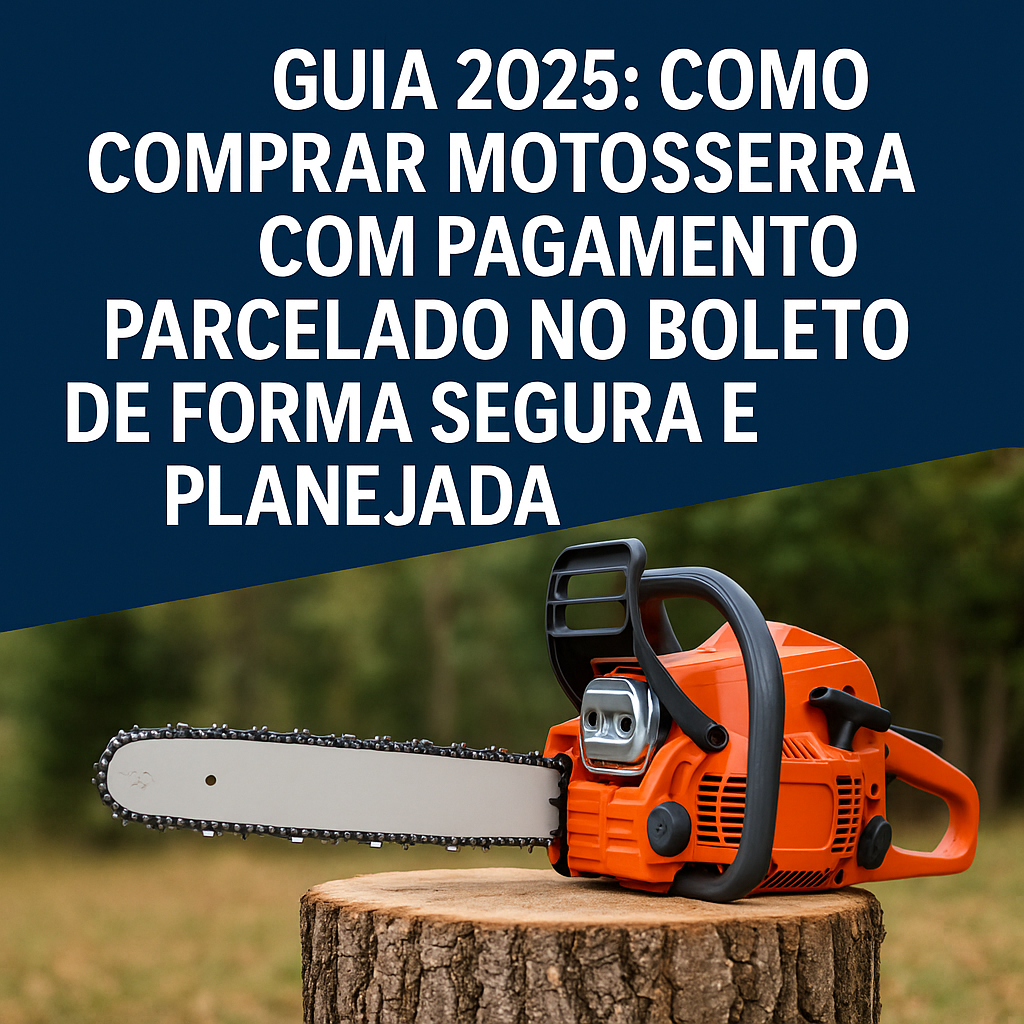 Comprar Motosserra no Boleto Sem Entrada Comprar Motosserra no Boleto Sem Entrada